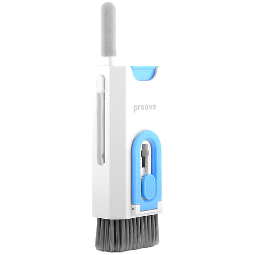 Proove - Multifunctional Cleaning Set Mr. Cleaner (MCS00000802) - for Laptop, Phone with Stand, Retractable Brush - Whit