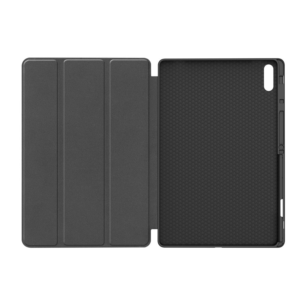 Techsuit - Flex Trifold (with Pencil Holder) - Samsung Galaxy Tab S11 Ultra - Black