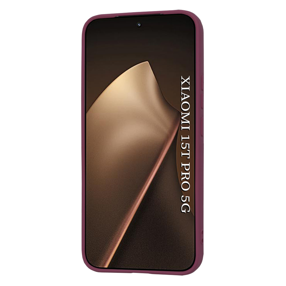 Techsuit - SoftFlex - Xiaomi 15T Pro - Plum Red