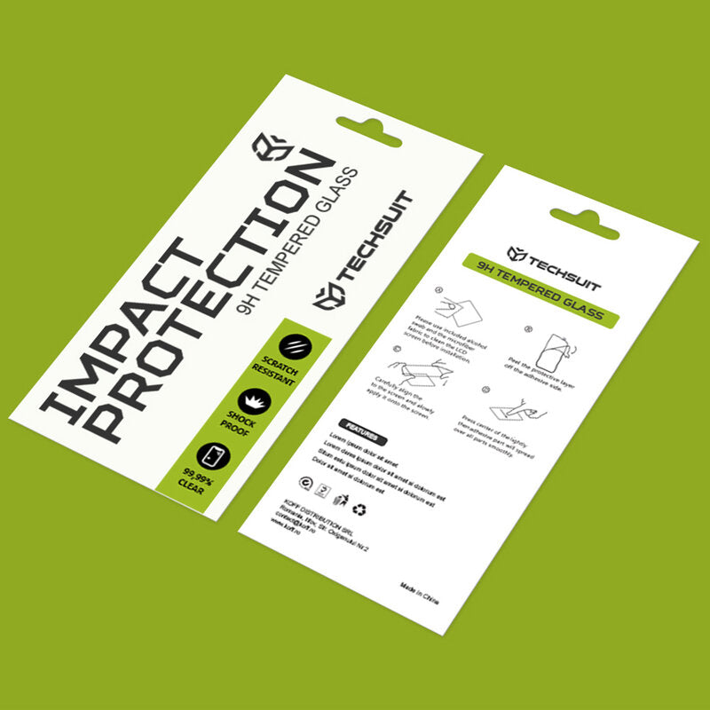 Techsuit - 111D Full Cover / Full Glue Glass - OnePlus 15R - Black