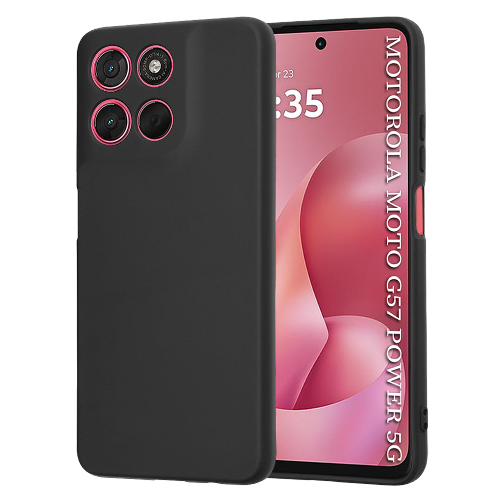Techsuit - SoftFlex - Motorola Moto G57 Power / G67 Power - Black