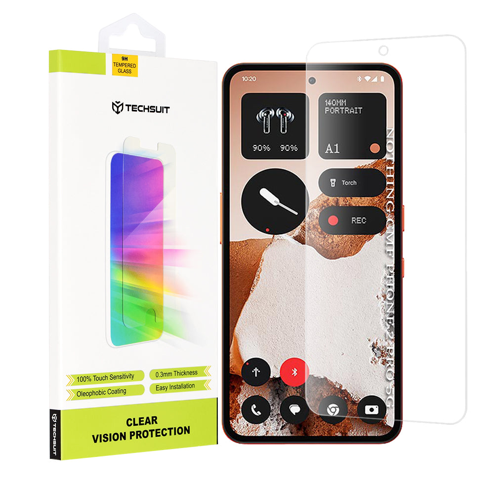 Techsuit - Clear Vision Glass - Nothing CMF Phone 2 Pro / Phone (3a) Lite - Transparent