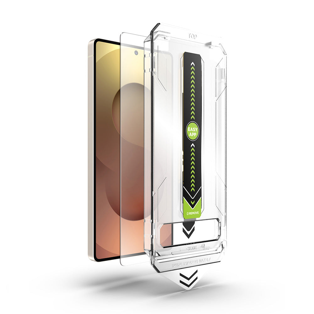 Techsuit - [Fingerprint Unlock Compatible] TitanGlass CrystalHD - Samsung Galaxy S26 - Clear