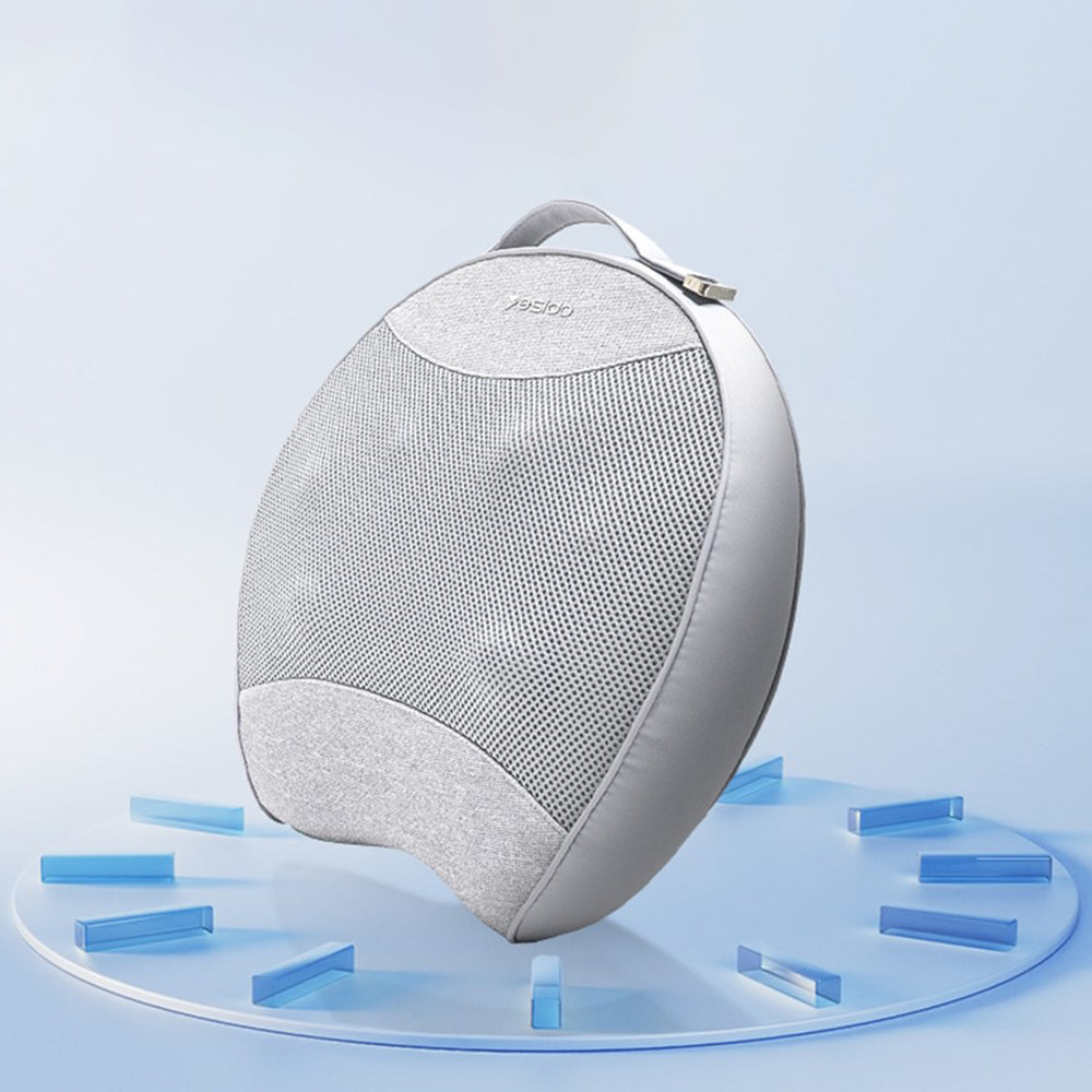 Yesido - Back Massager (MG15) - with Heating Function, Quiet Operation, 32W, 2000mAh - Gray