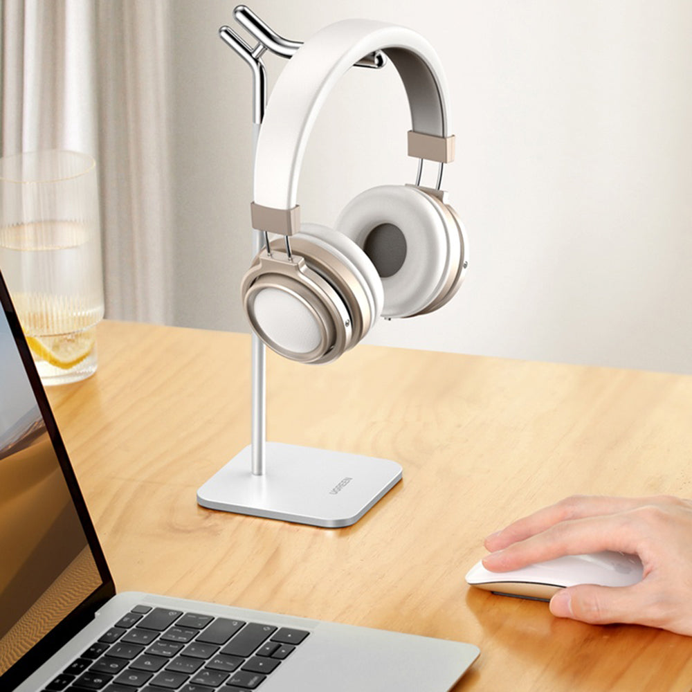 Ugreen - Holder LP143 (80701) - for Earphones, Aluminum Alloy - Silver