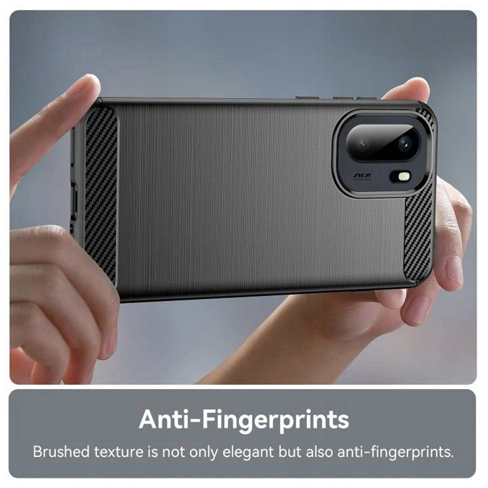 Techsuit - Carbon Silicone - OnePlus 15R - Black