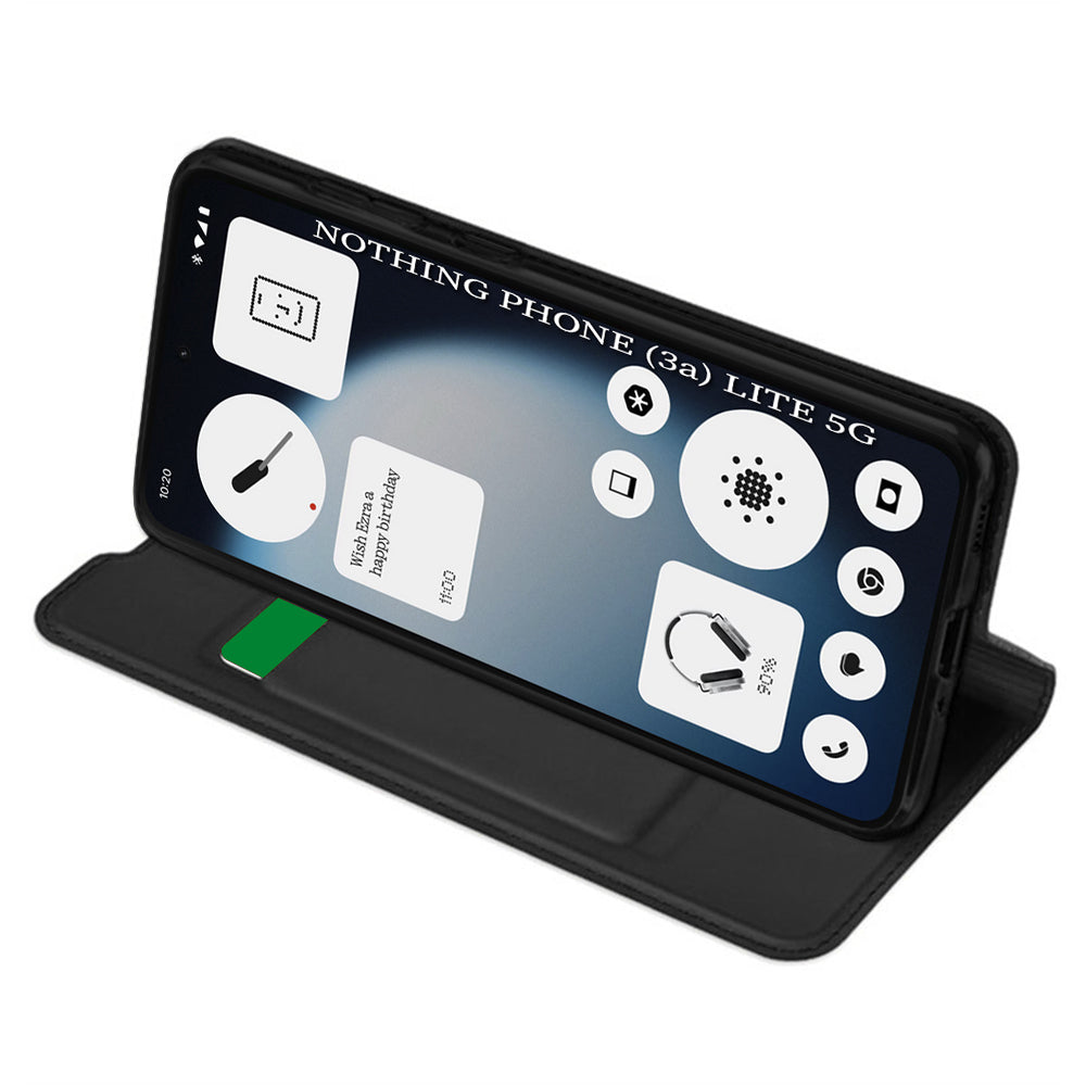 Techsuit - Magskin Book - Nothing Phone (3a) Lite - Black