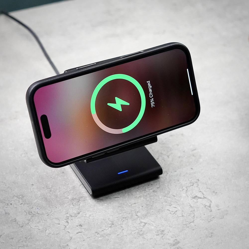 Lito - 4in1 Magnetic Wireless Charger (LT-W02) - for iPhone, Apple Watch, AirPods, Phone Stand, 15W, QI2, N52 Magnets - 