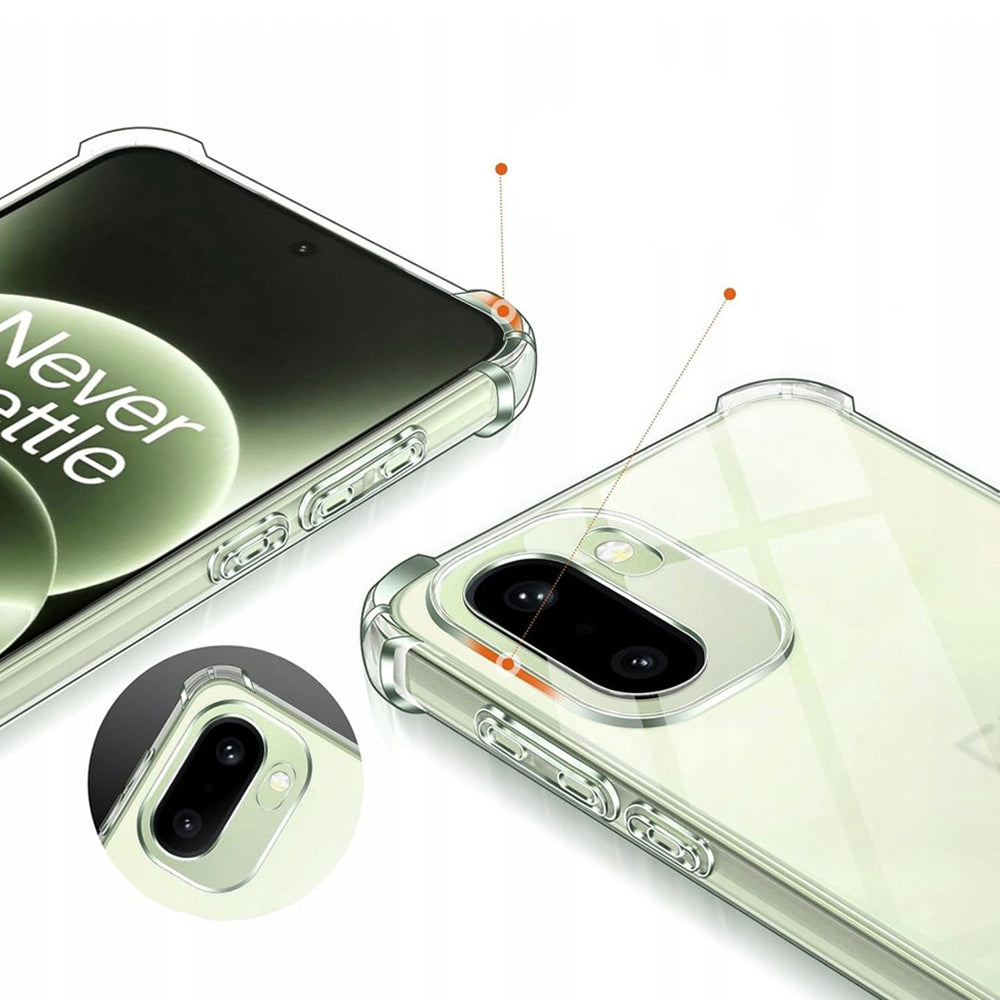 Techsuit - Shockproof Clear Silicone - OnePlus 15R - Clear