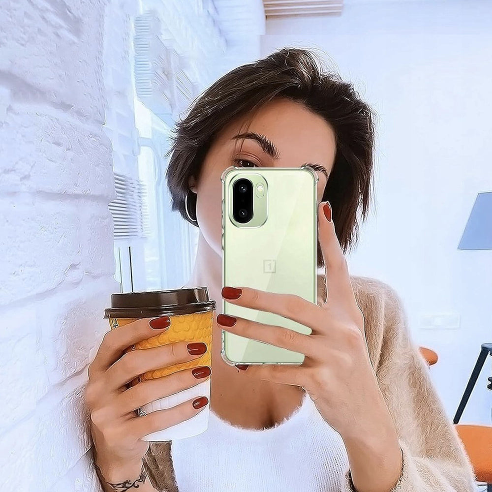 Techsuit - Shockproof Clear Silicone - OnePlus 15R - Clear