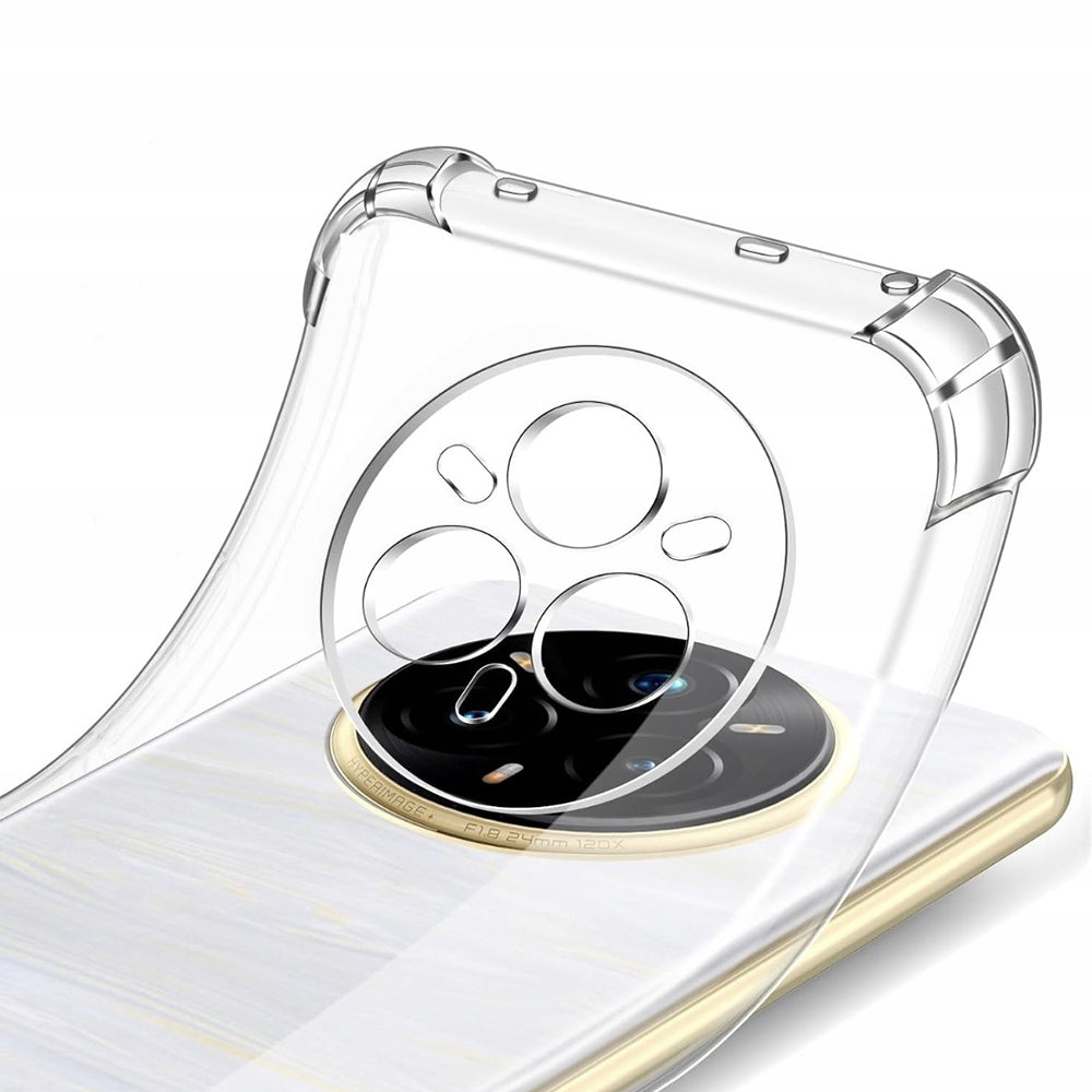 Techsuit - Shockproof Clear Silicone [Round Camera Cutout] - Realme GT 8 Pro - Clear