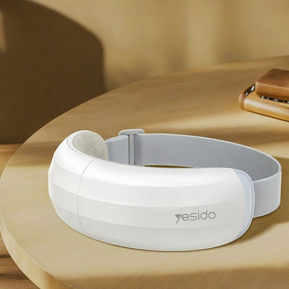 Yesido - Eye Massager (MG13) - Type-C, Rechargeable, Adjustable, 3-Level Temperature Adjustment, 600mAh - White