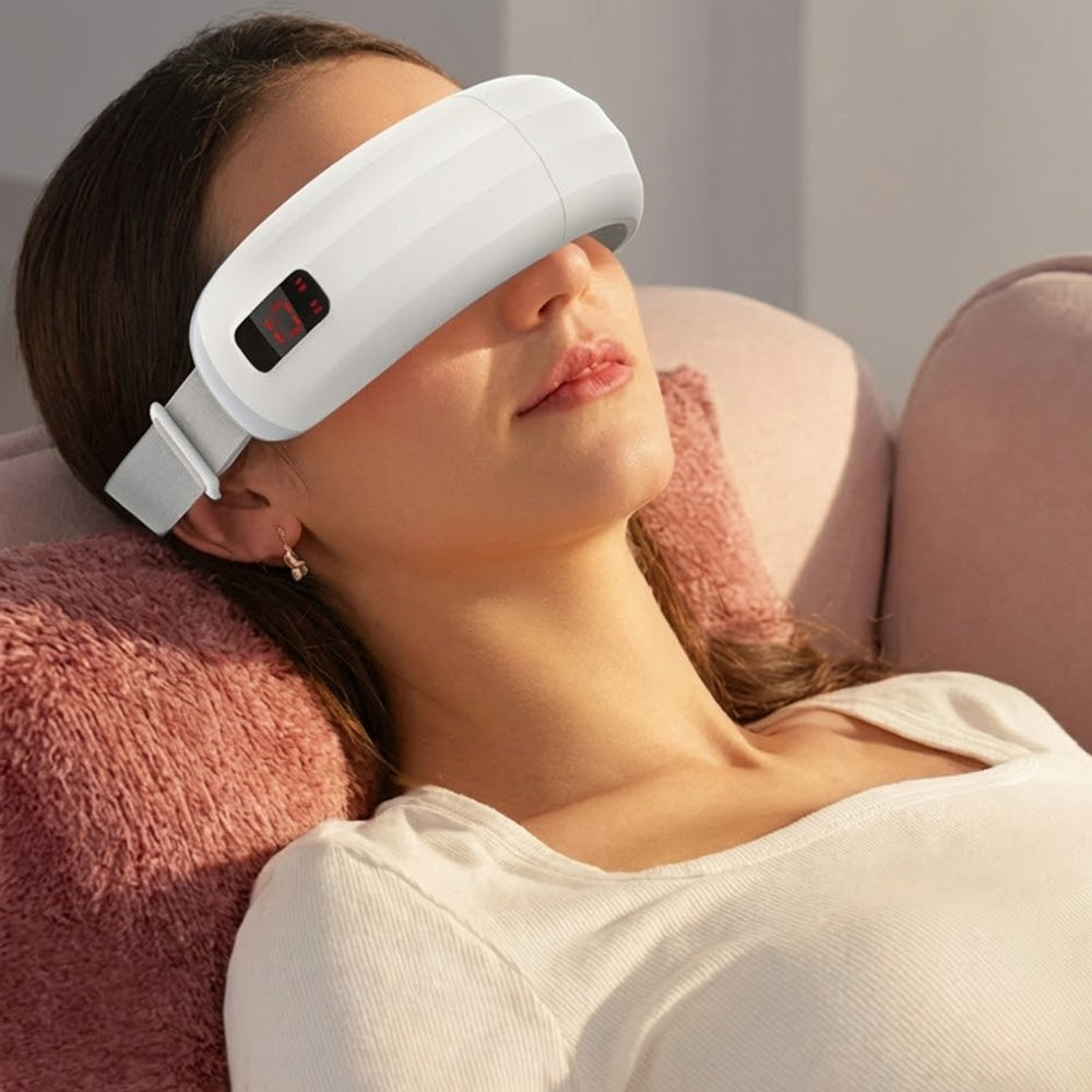 Yesido - Eye Massager (MG13) - Type-C, Rechargeable, Adjustable, 3-Level Temperature Adjustment, 600mAh - White