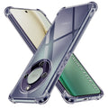Techsuit - Shockproof Clear Silicone - Honor Magic8 Lite - Smoke Black