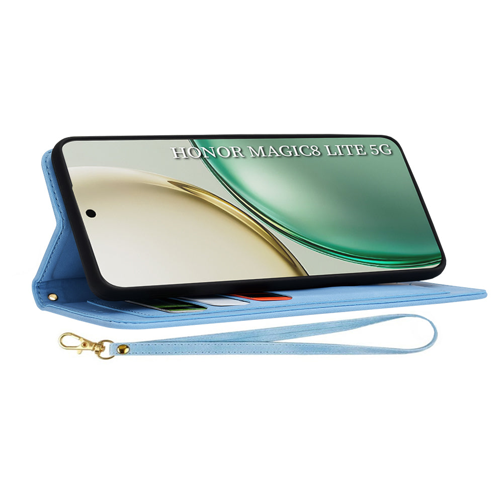 Techsuit - FlipCraft - Honor Magic8 Lite - Vibrant Blue