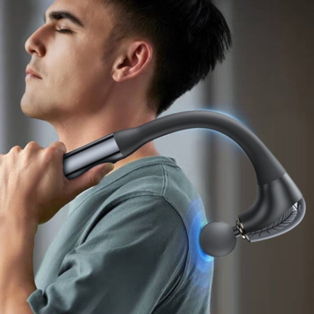 Yesido - Handheld Back Massager (MG07) - 15W, 1500mAh, 5 Levels of Intensity Adjustable - Black