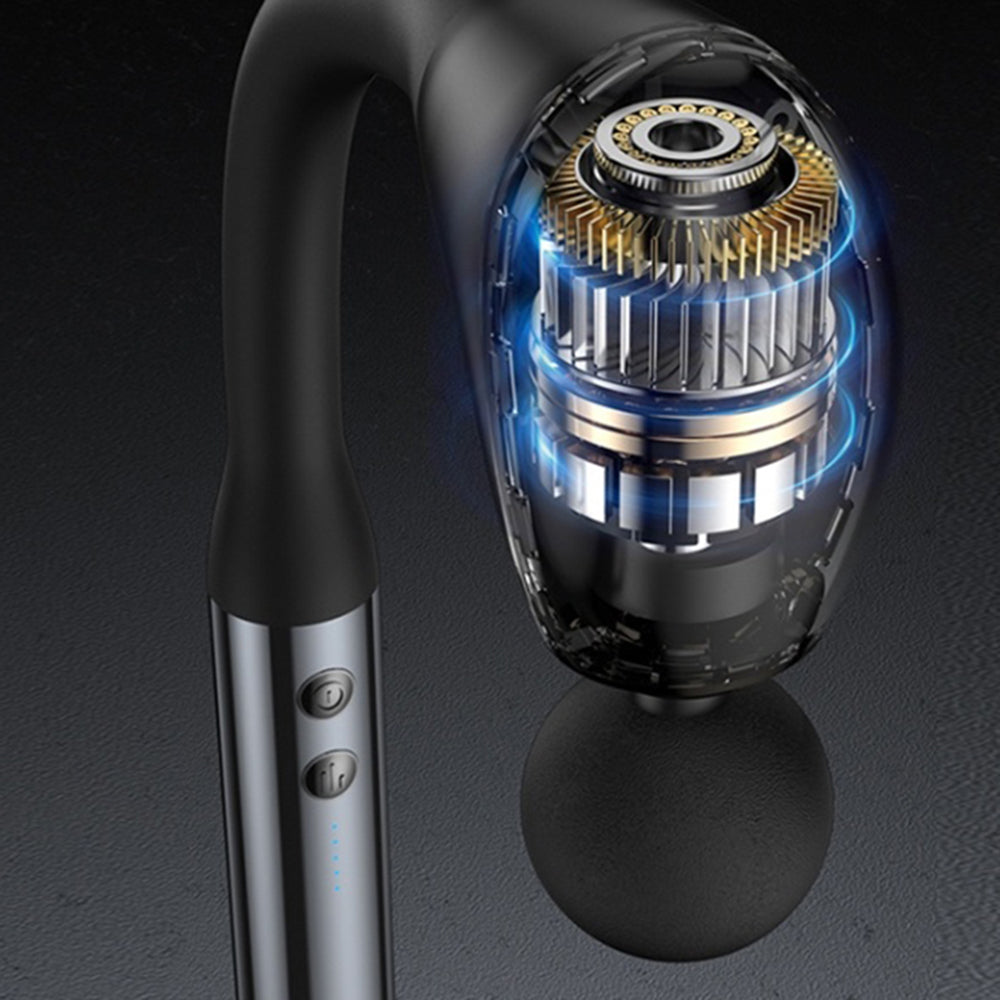 Yesido - Handheld Back Massager (MG07) - 15W, 1500mAh, 5 Levels of Intensity Adjustable - Black