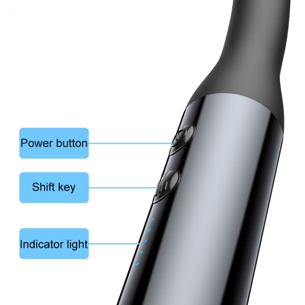 Yesido - Handheld Back Massager (MG07) - 15W, 1500mAh, 5 Levels of Intensity Adjustable - Black
