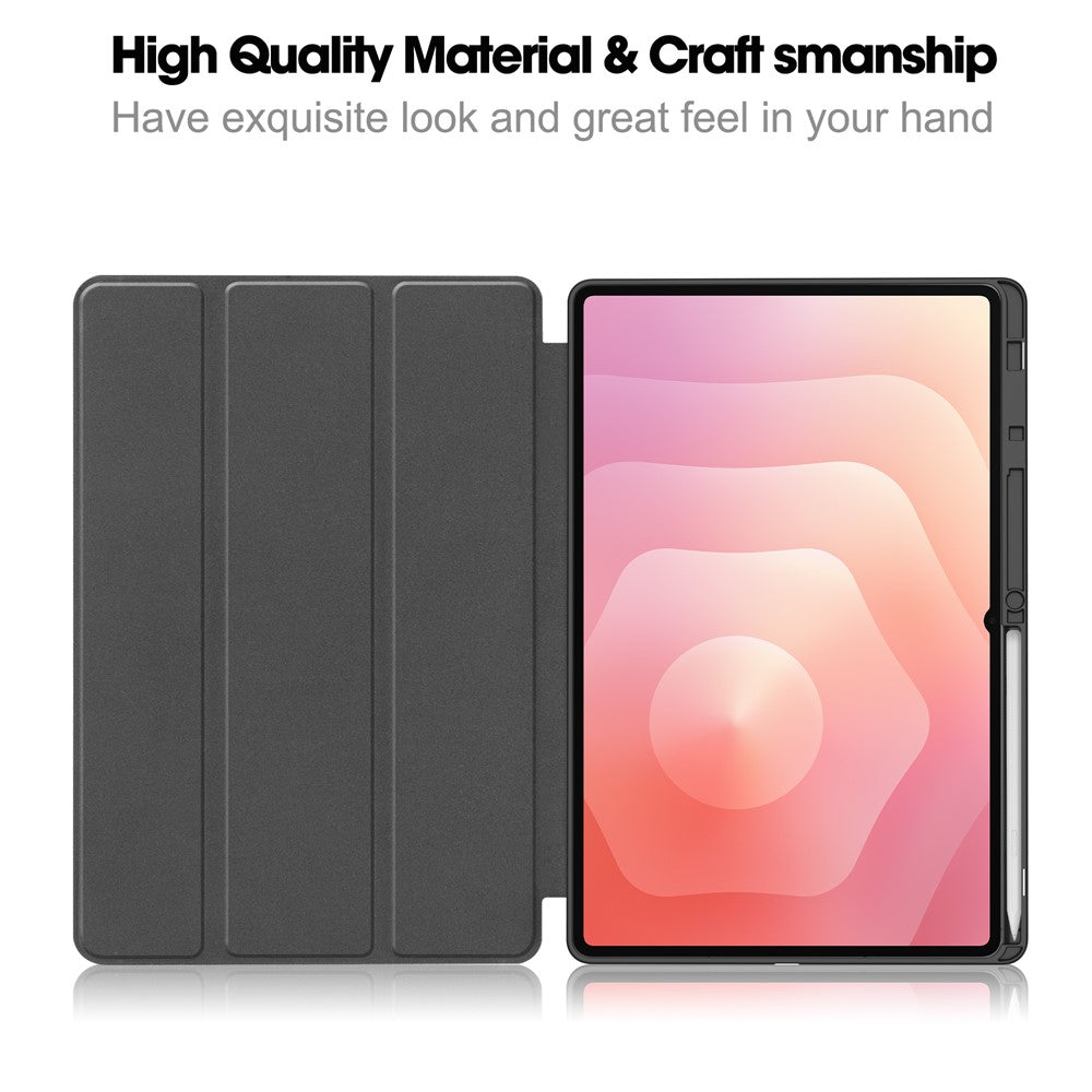 Techsuit - Flex Trifold (with Pencil Holder) - Samsung Galaxy Tab S11 Ultra - Sky Blue