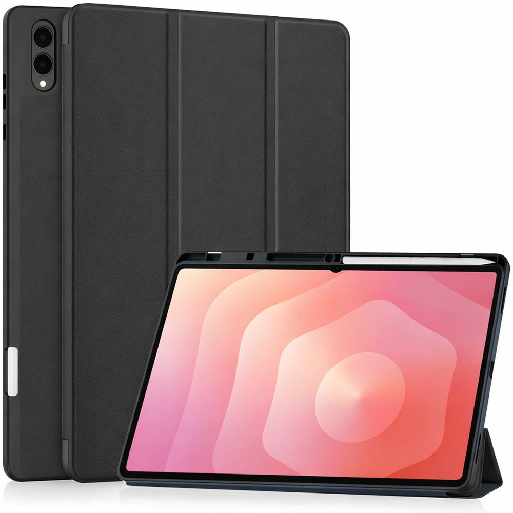Techsuit - Flex Trifold (with Pencil Holder) - Samsung Galaxy Tab S11 Ultra - Black