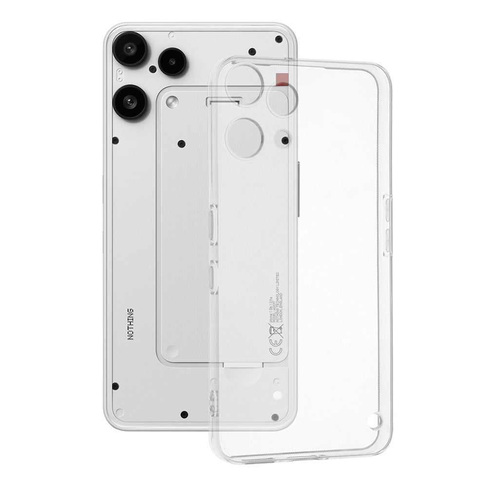 Techsuit - Clear Silicone - Nothing Phone (3a) Lite - Transparent