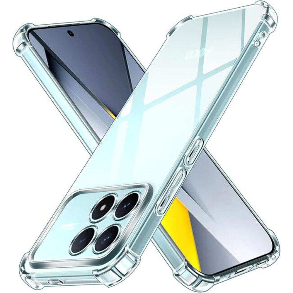 Techsuit - Shockproof Clear Silicone - Xiaomi Poco F8 Pro - Clear