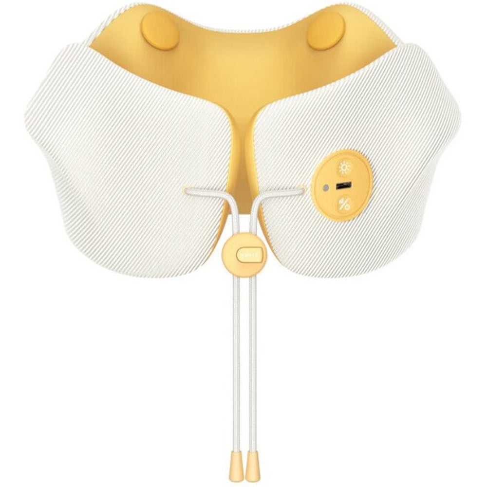 Havit - Neck Massager Smart Life (NM1702) - for Travel, Portable, Lightweight, Hot Compress, Memory Foam, 2200mAh - Yell