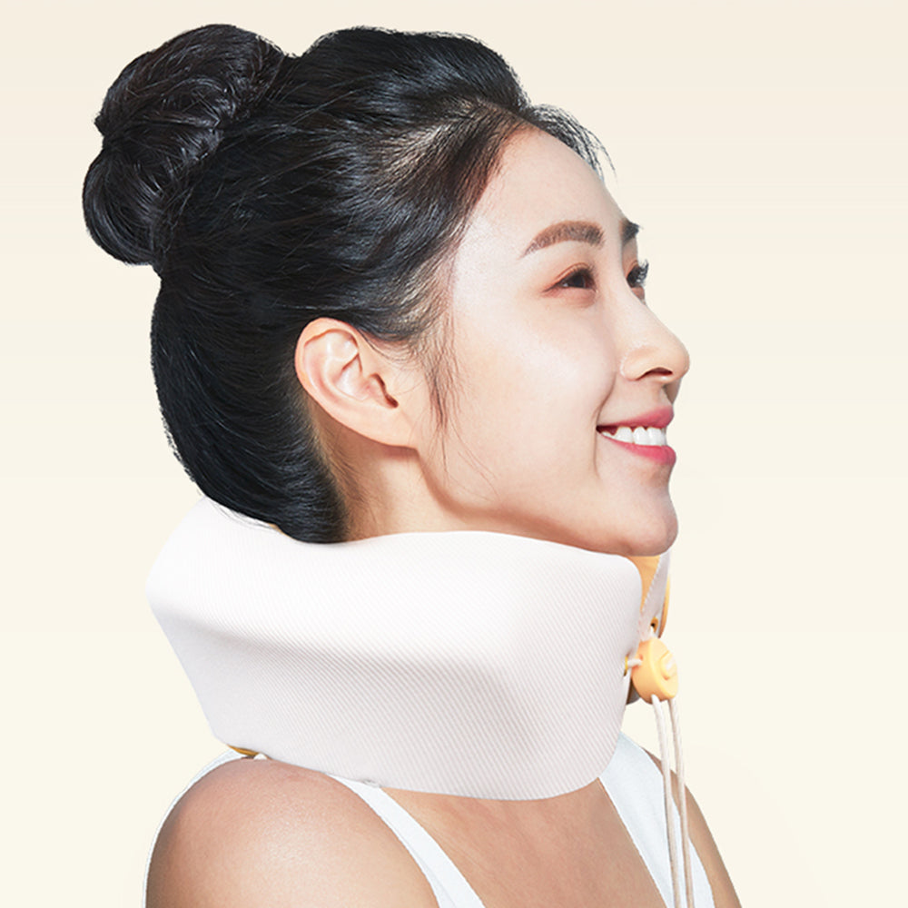 Havit - Neck Massager Smart Life (NM1702) - for Travel, Portable, Lightweight, Hot Compress, Memory Foam, 2200mAh - Yell