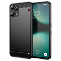 Techsuit - Carbon Silicone - Nothing Phone (3a) Lite - Black
