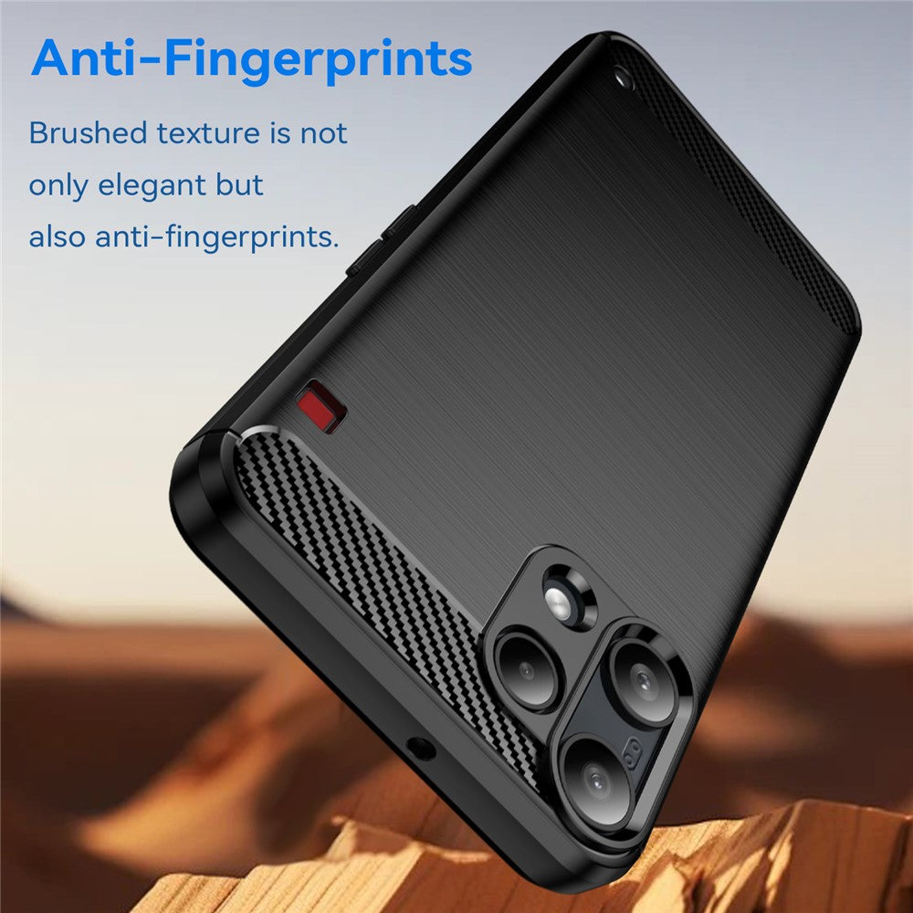 Techsuit - Carbon Silicone - Nothing Phone (3a) Lite - Black