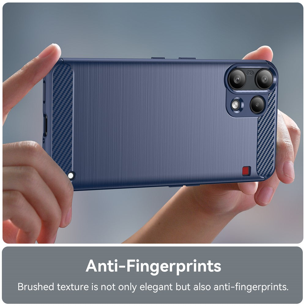 Techsuit - Carbon Silicone - Nothing Phone (3a) Lite - Blue