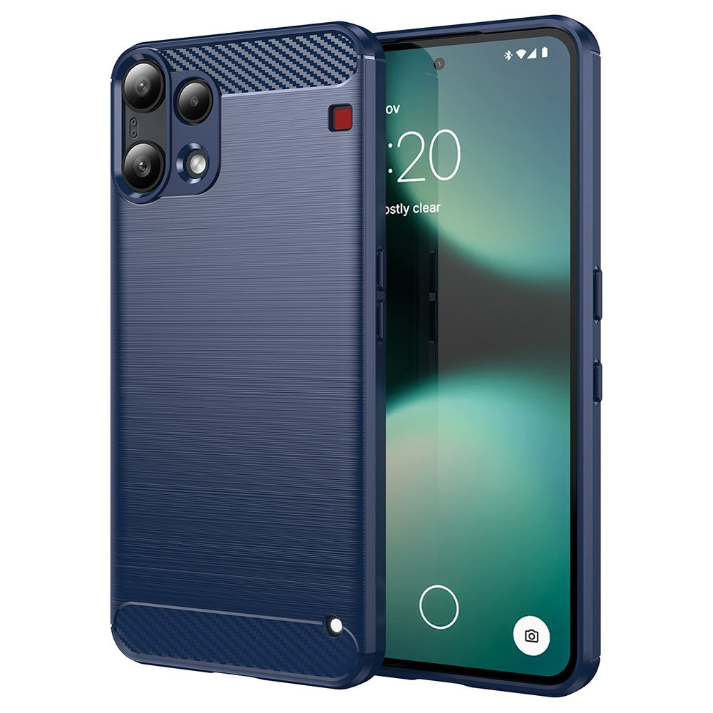 Techsuit - Carbon Silicone - Nothing Phone (3a) Lite - Blue