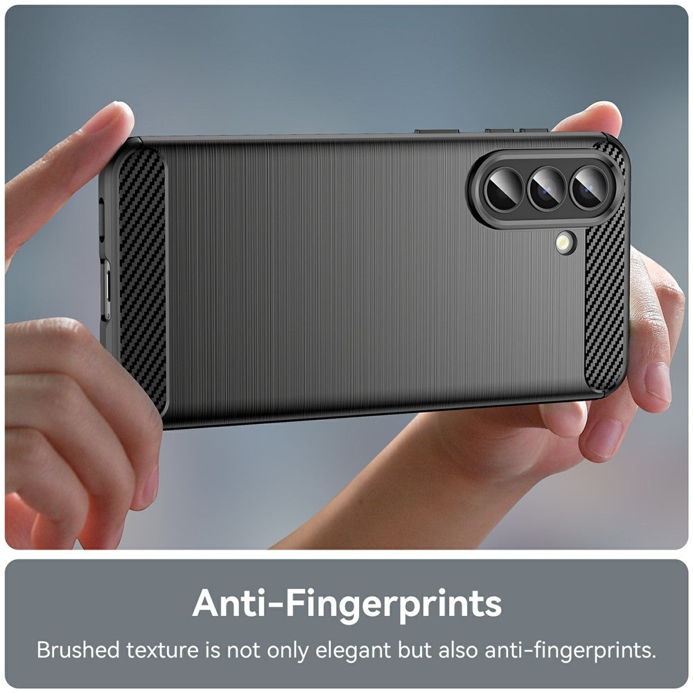 Techsuit - Carbon Silicone - Samsung Galaxy A57 5G - Black