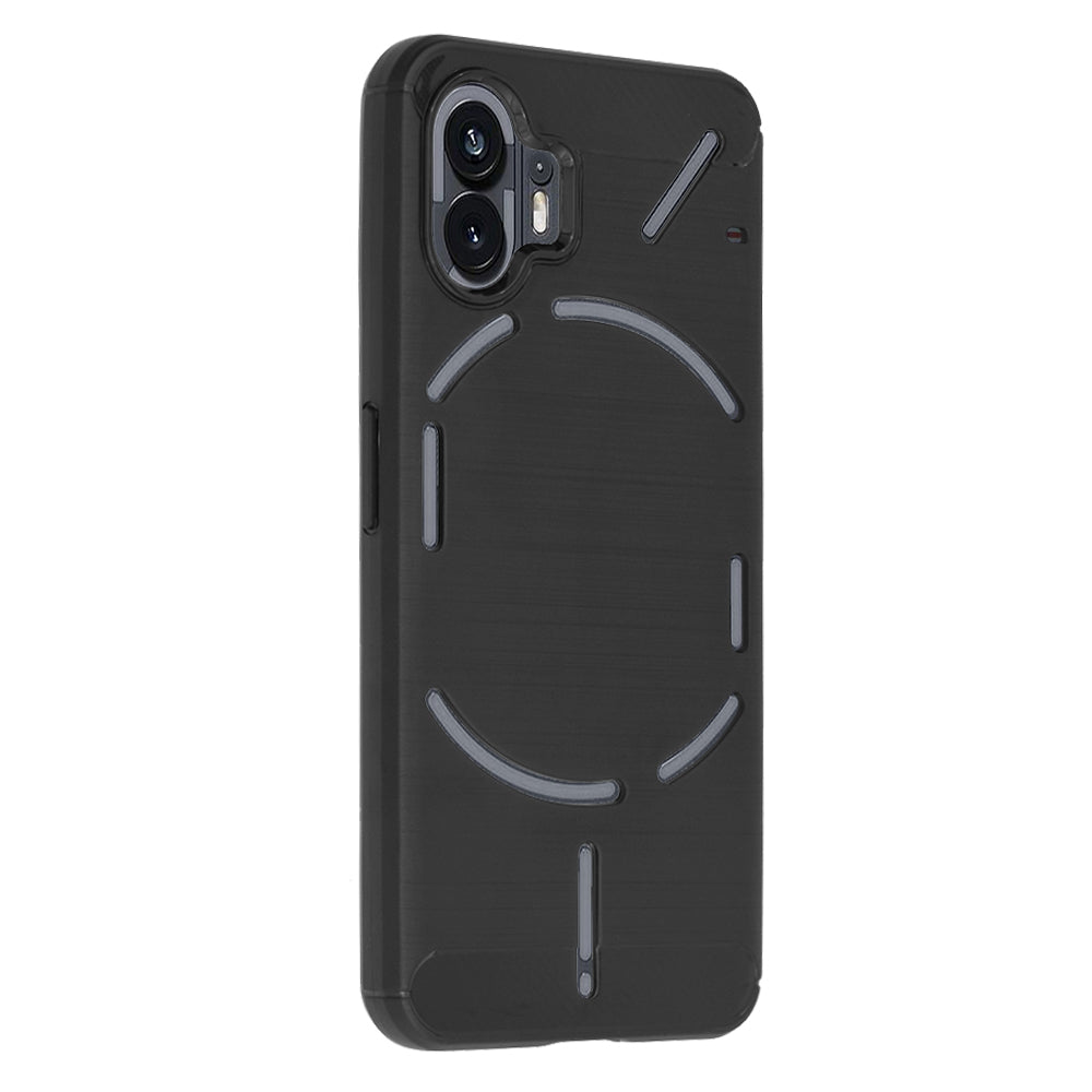 Techsuit - Carbon Silicone - Nothing Phone (2) - Black