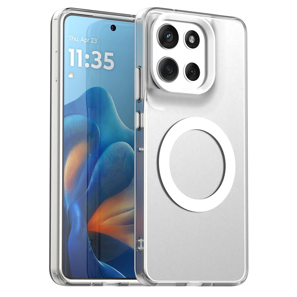 TechSuit Husa de protectie Techsuit CandyCase MagSafe compatibil cu Motorola Moto G86, Alb