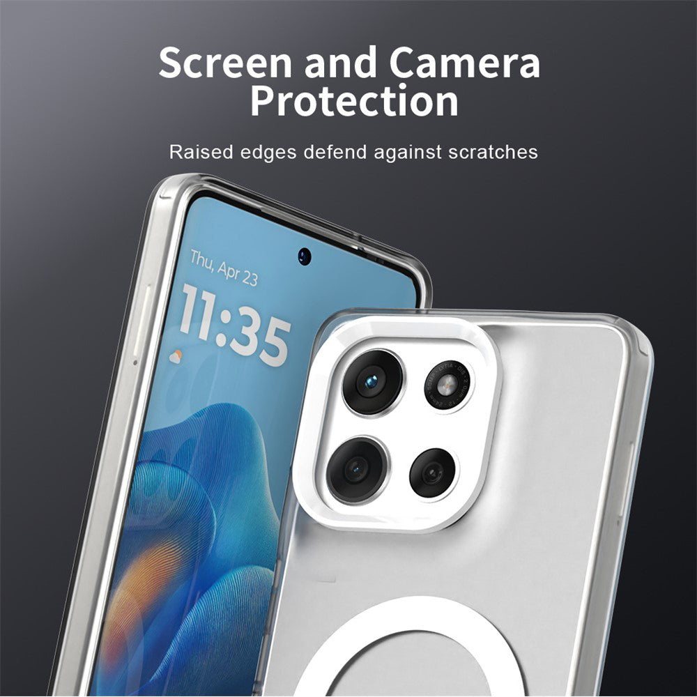 TechSuit Husa de protectie Techsuit CandyCase MagSafe compatibil cu Motorola Moto G86, Alb – imagine 5