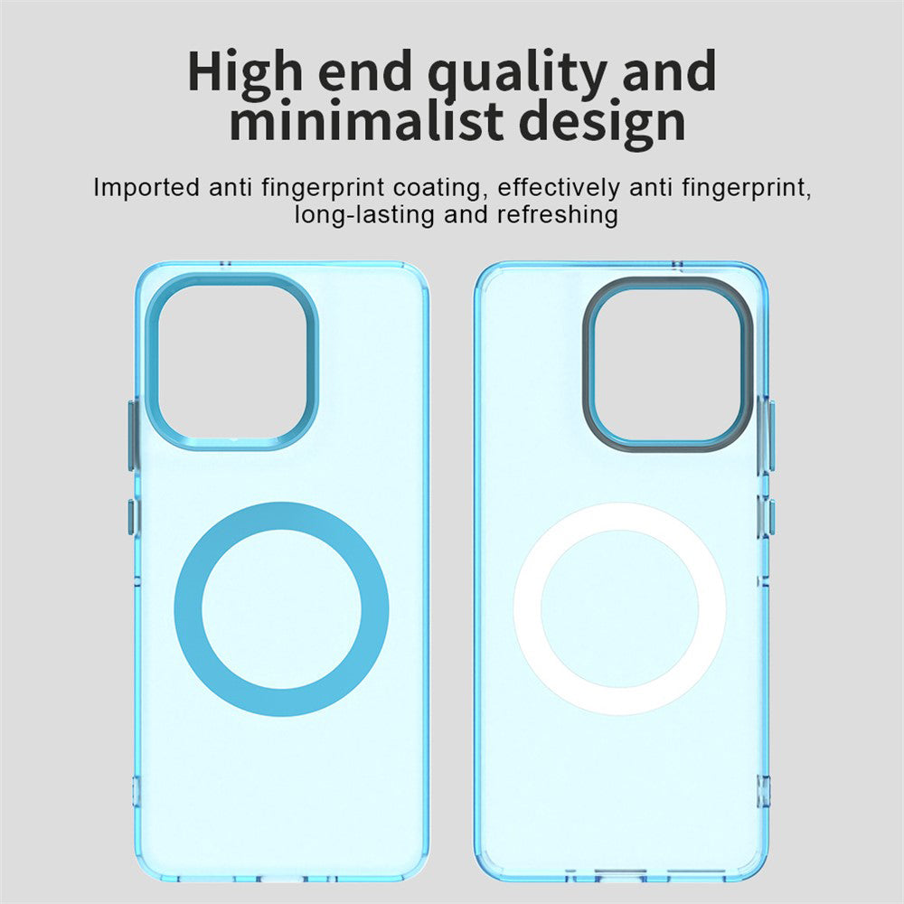 TechSuit Husa de protectie Techsuit CandyCase MagSafe compatibil cu Motorola Moto G86, Albastru – imagine 4