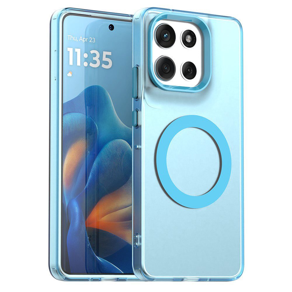 TechSuit Husa de protectie Techsuit CandyCase MagSafe compatibil cu Motorola Moto G86, Albastru