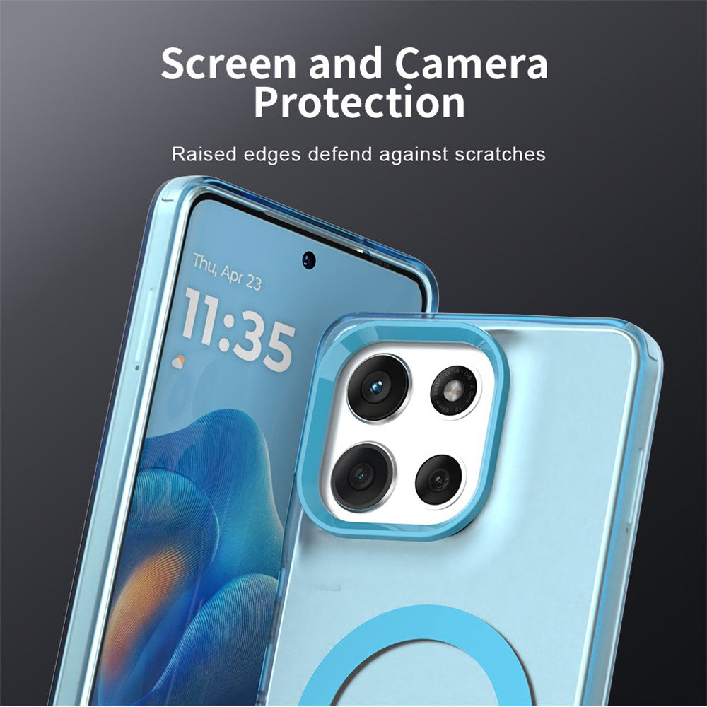 TechSuit Husa de protectie Techsuit CandyCase MagSafe compatibil cu Motorola Moto G86, Albastru – imagine 6