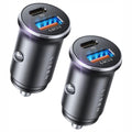 Lisen - (2 pack) Car Charger (YL0223080038) - Fast Charging, USB, Type-C, Cigarette Lighter Adapter, PD36W, QC18W - Blac
