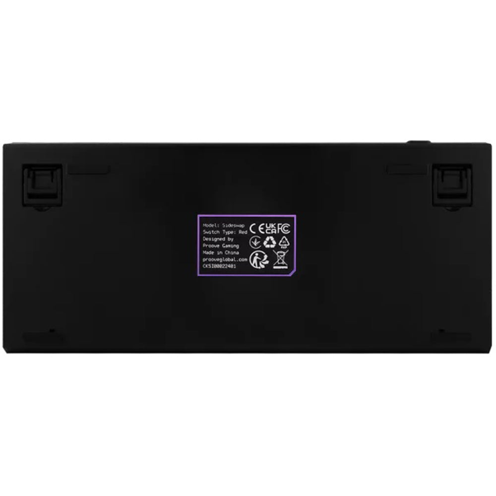Proove - Wired Keyboard Sideswap (CKSIEN00022401) - Mechanical, RGB Backlighting, 87 Keys, Swappable Switches, 1.5m - Bl