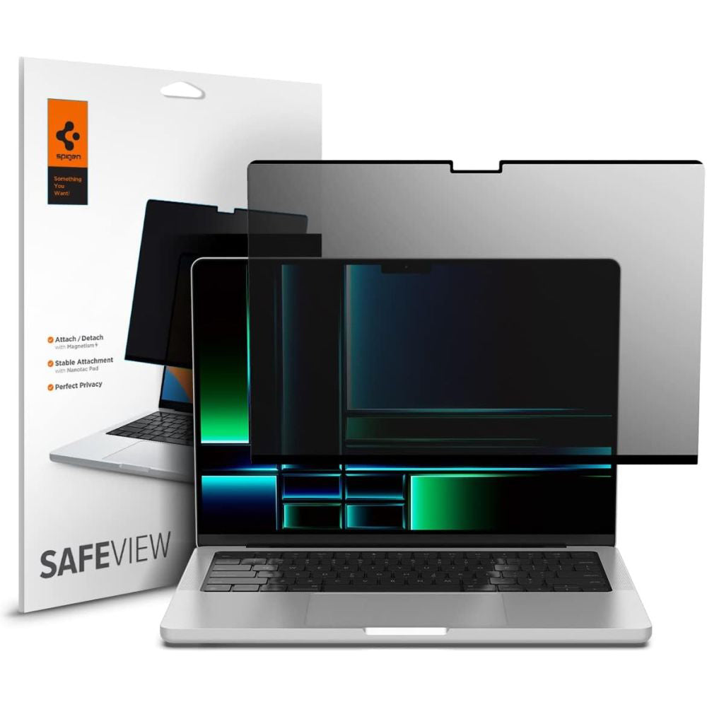 Spigen Husa de protectie MacBook Spigen Safe View Magnetic (AFL06158) compatibil cu MacBook Pro 14" (2021 / 2022 / 2023 