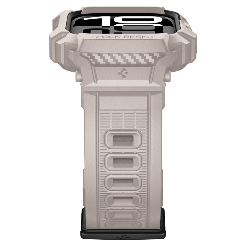 Spigen - Rugged Armor Pro V2 (ACS10506) - Apple Watch 10 46mm / Watch 11 46mm - Dune Beige