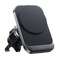 Lisen - Car Holder with Wireless Charging (YL0223070009) - MagSafe, Air Vent, Square Shape, One-Click Release, 15W - Bla