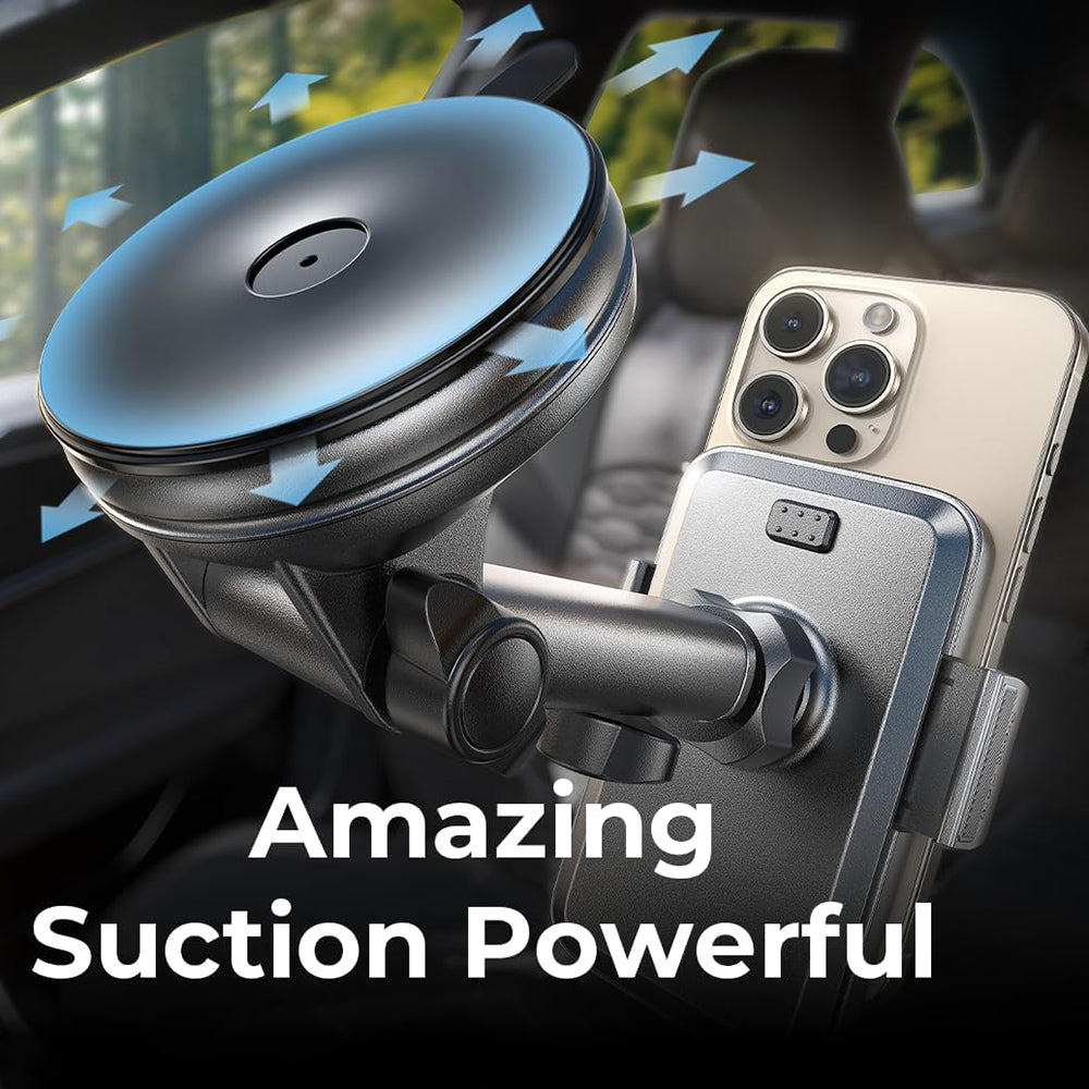 Lisen - Car Holder 2E781 (YL0424040008) - for Dashboard, Air Vent, Windshield, Universal, Adjustable, Telescopic Arm - B