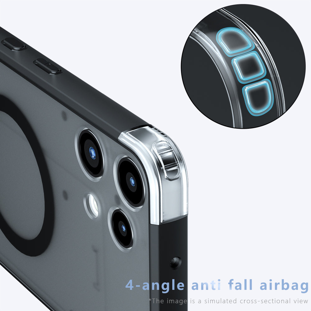 Techsuit - PureFrost MagSafe - Nothing Phone (3a) Lite - Frosted Black