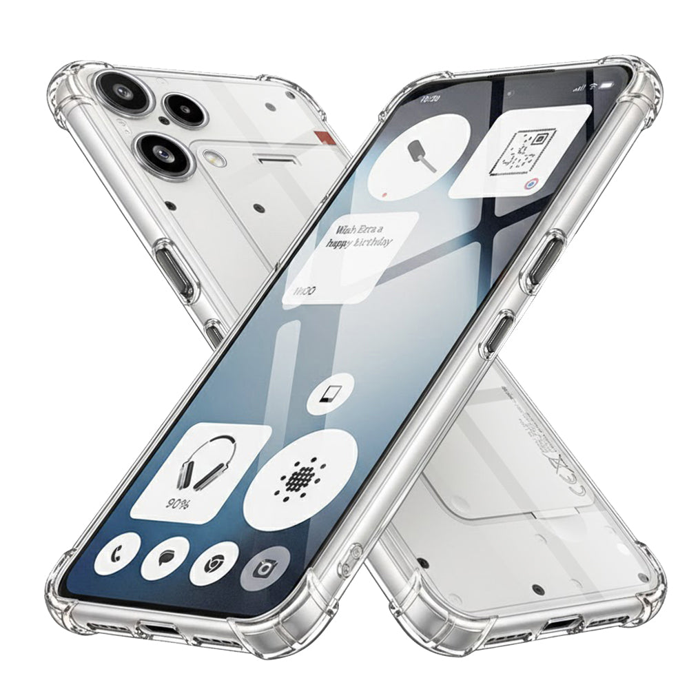Techsuit - Shockproof Clear Silicone - Nothing Phone (3a) Lite - Clear