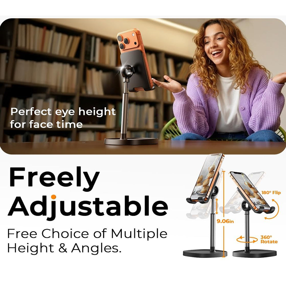 Lisen - Desk Holder Mechanical Series (YL0421030004) - for Phones, Adjustable Height, Stable - Black