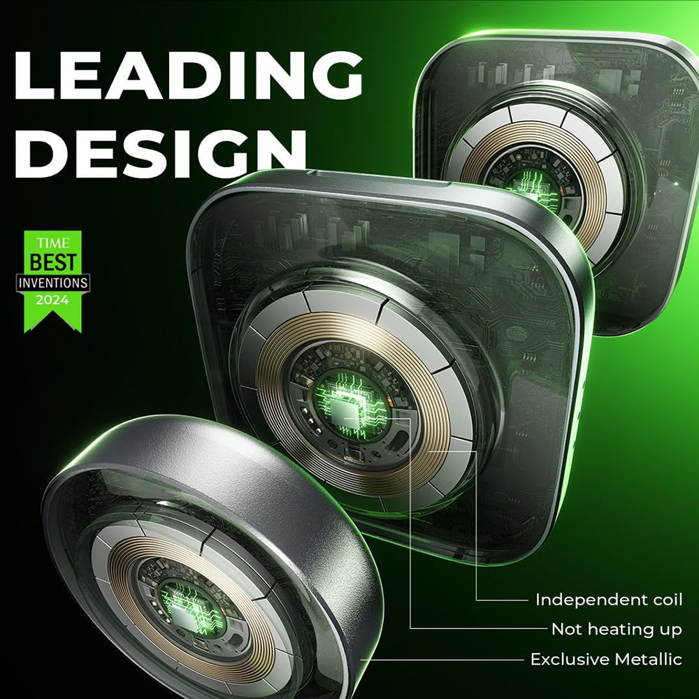Lisen - Wireless Charging Station 3-in-1 (YL0424040001) - with Wall Charger, Cable, for Phone, Erabuds, Watch, 15W - Gra