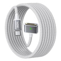 Lisen - Data Cable (YL0123070001) - Type-C to MagSafe 3, for MacBook, 140W, Super Fast Charging, Braided, 2m - Silver